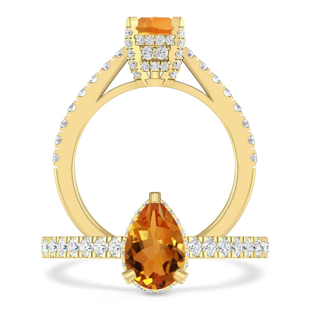 Yellow Gold - Citrine