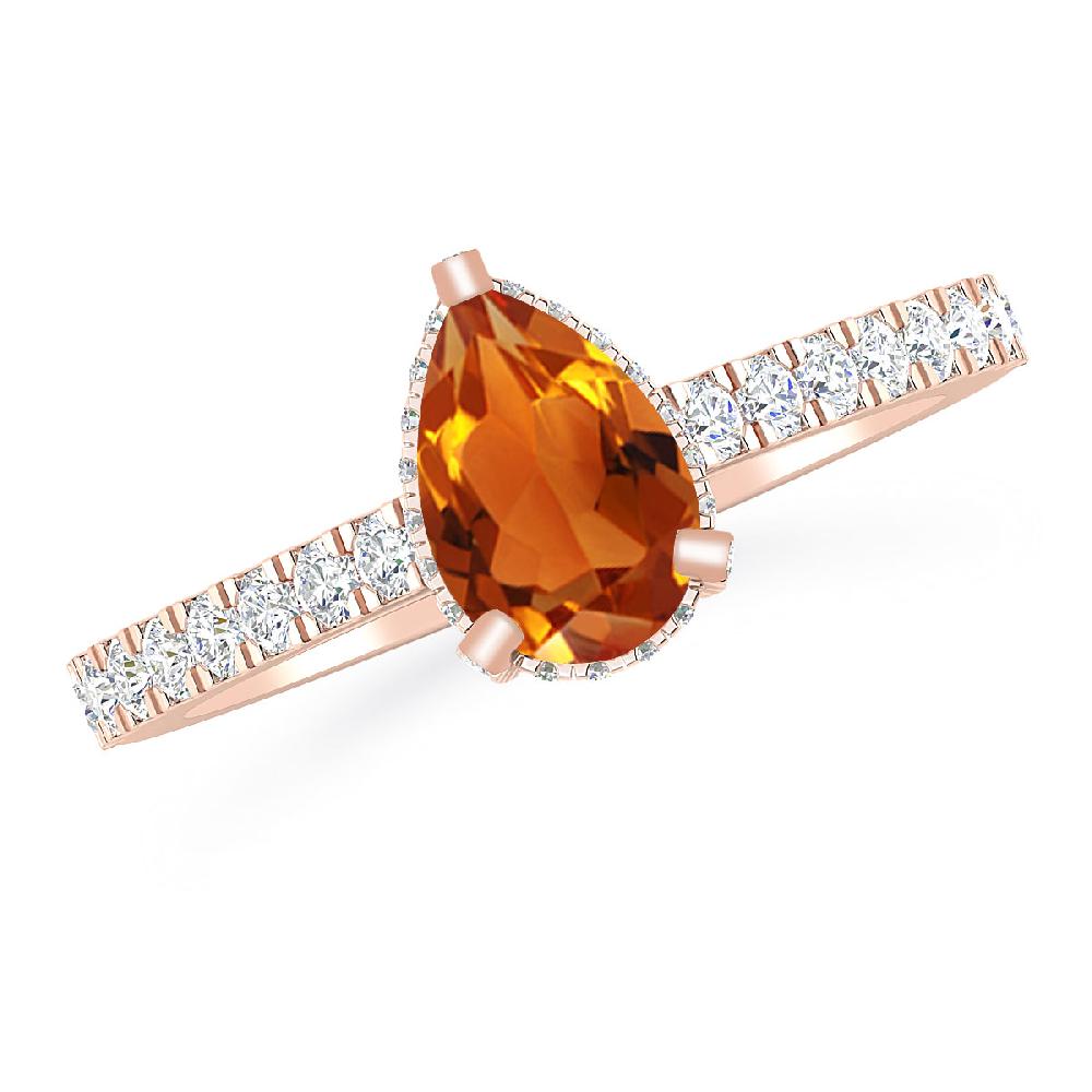 Rose Gold - Citrine