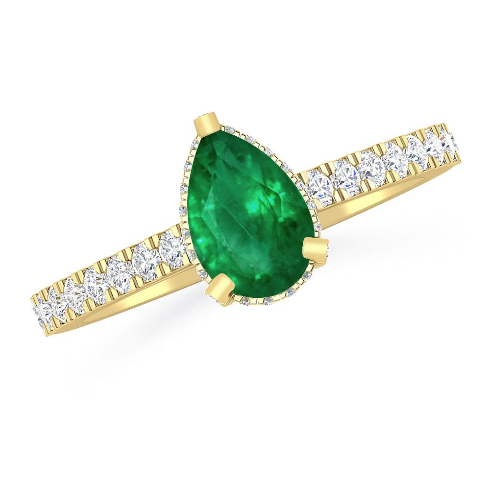 Yellow Gold - Emerald