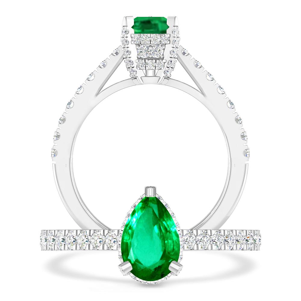 White Gold - Emerald