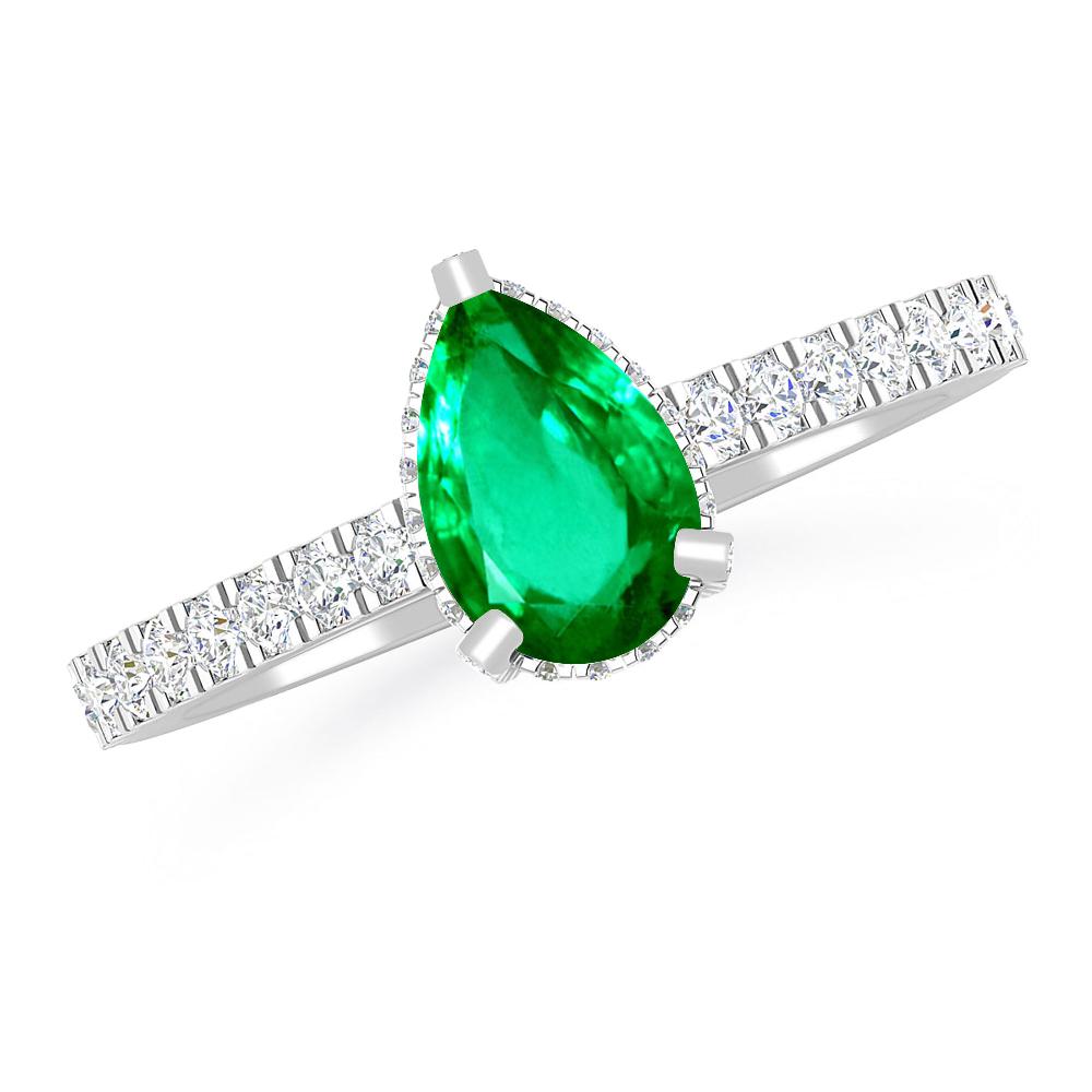 White Gold - Emerald