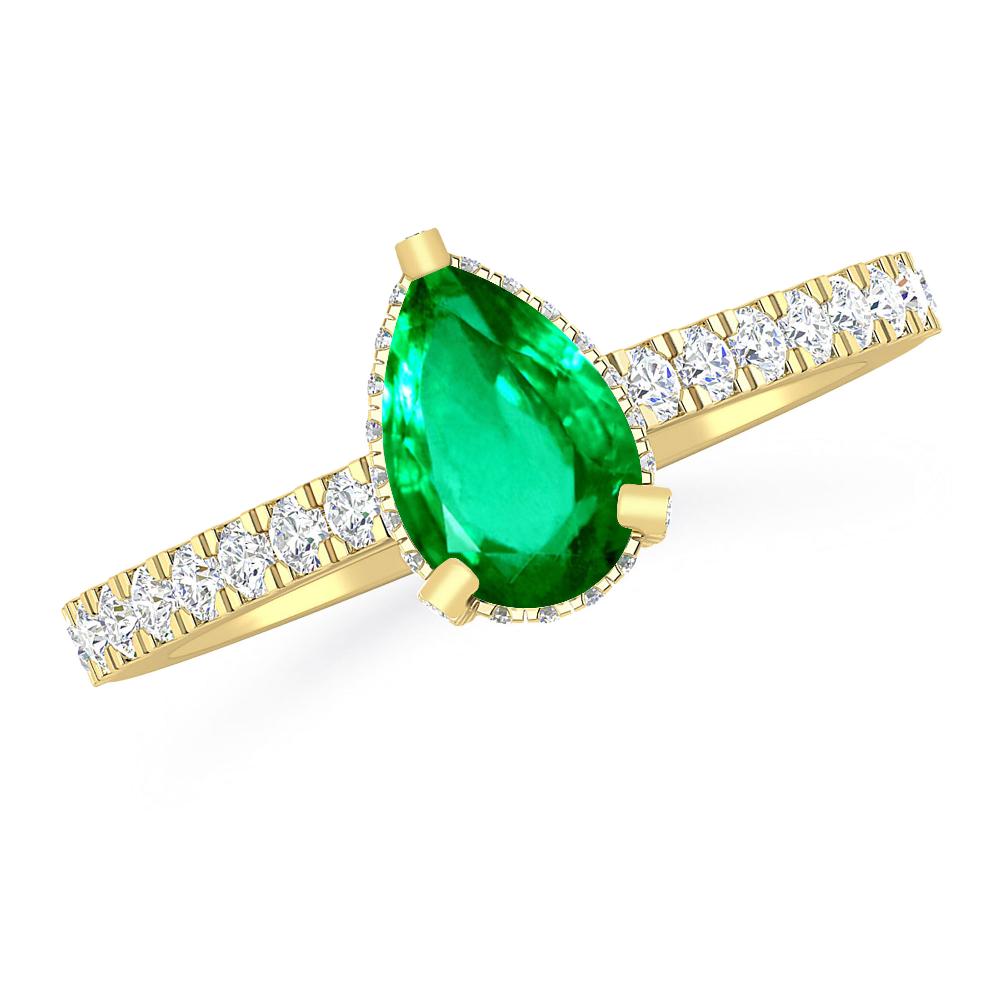 Yellow Gold - Emerald