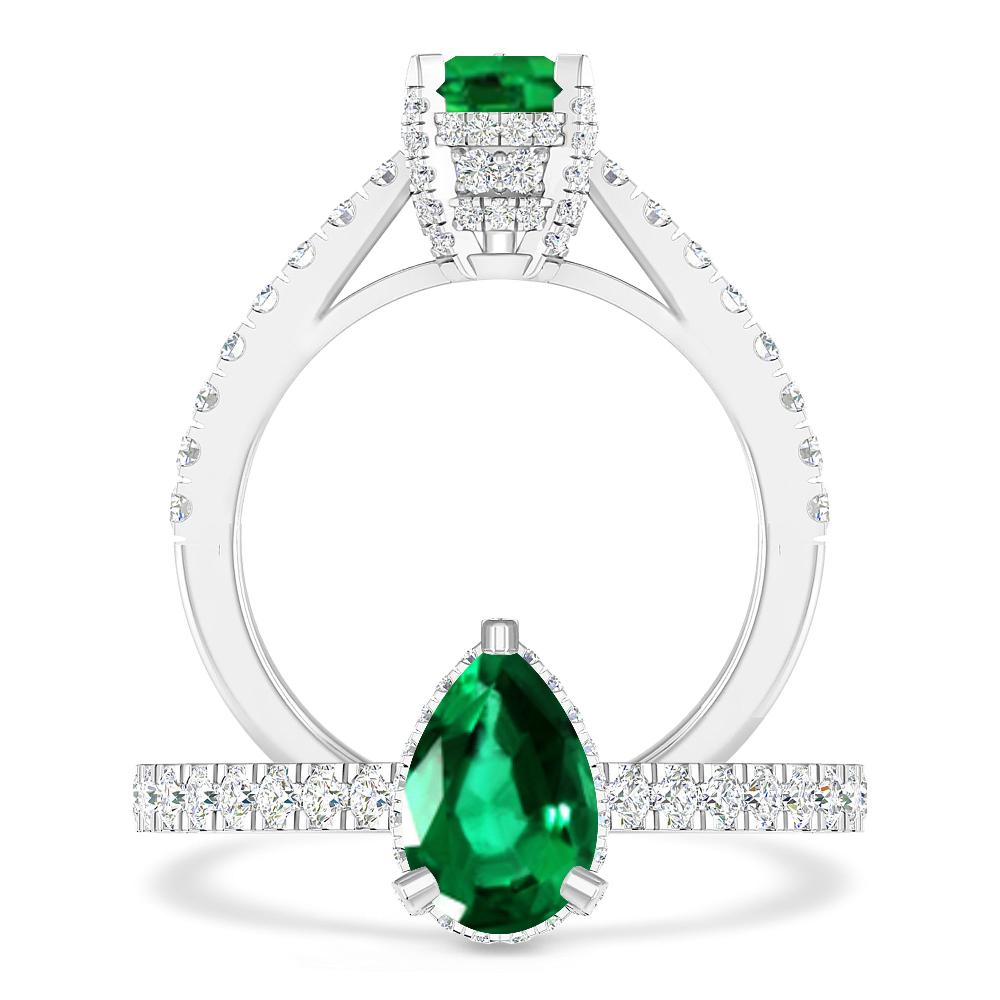 White Gold - Emerald