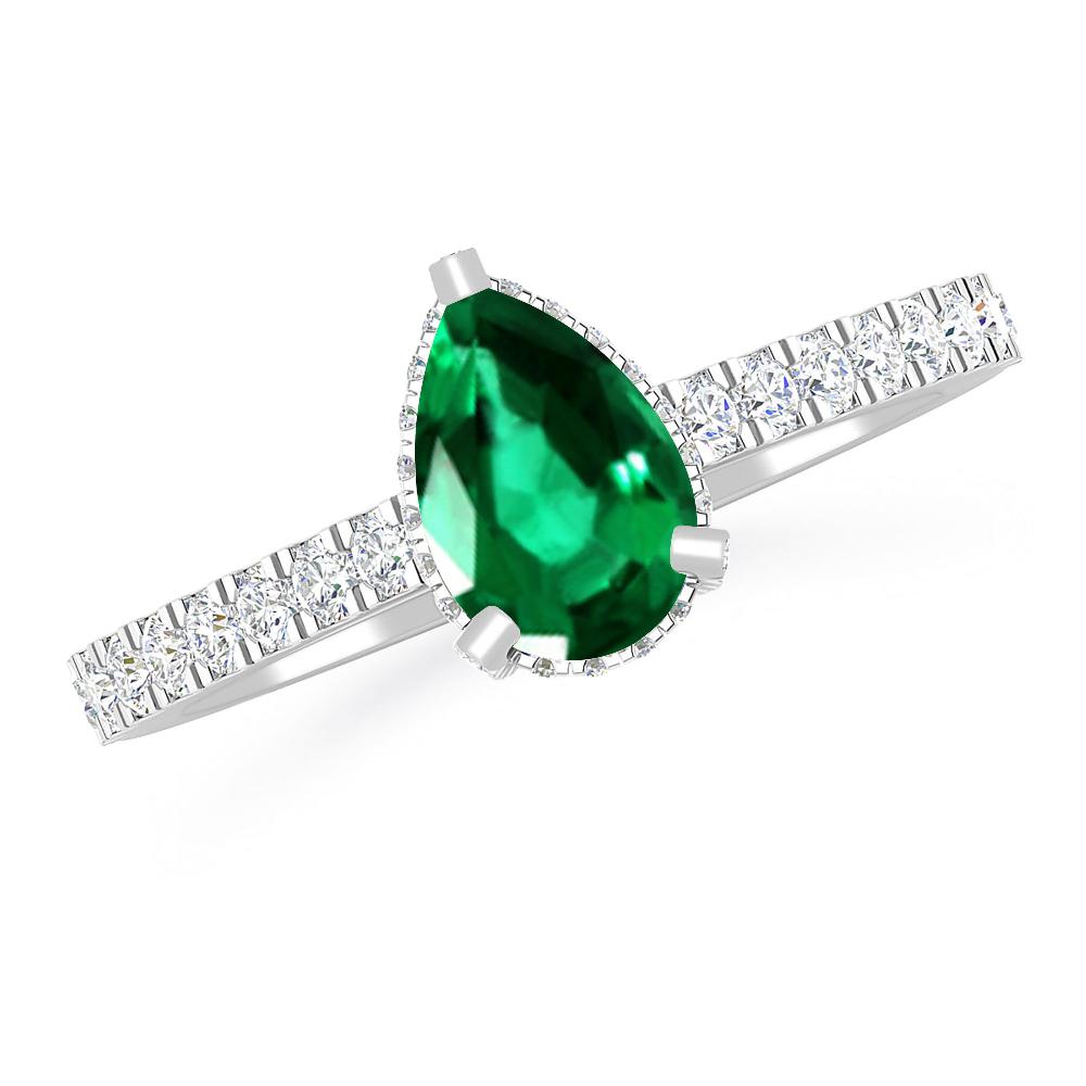 White Gold - Emerald