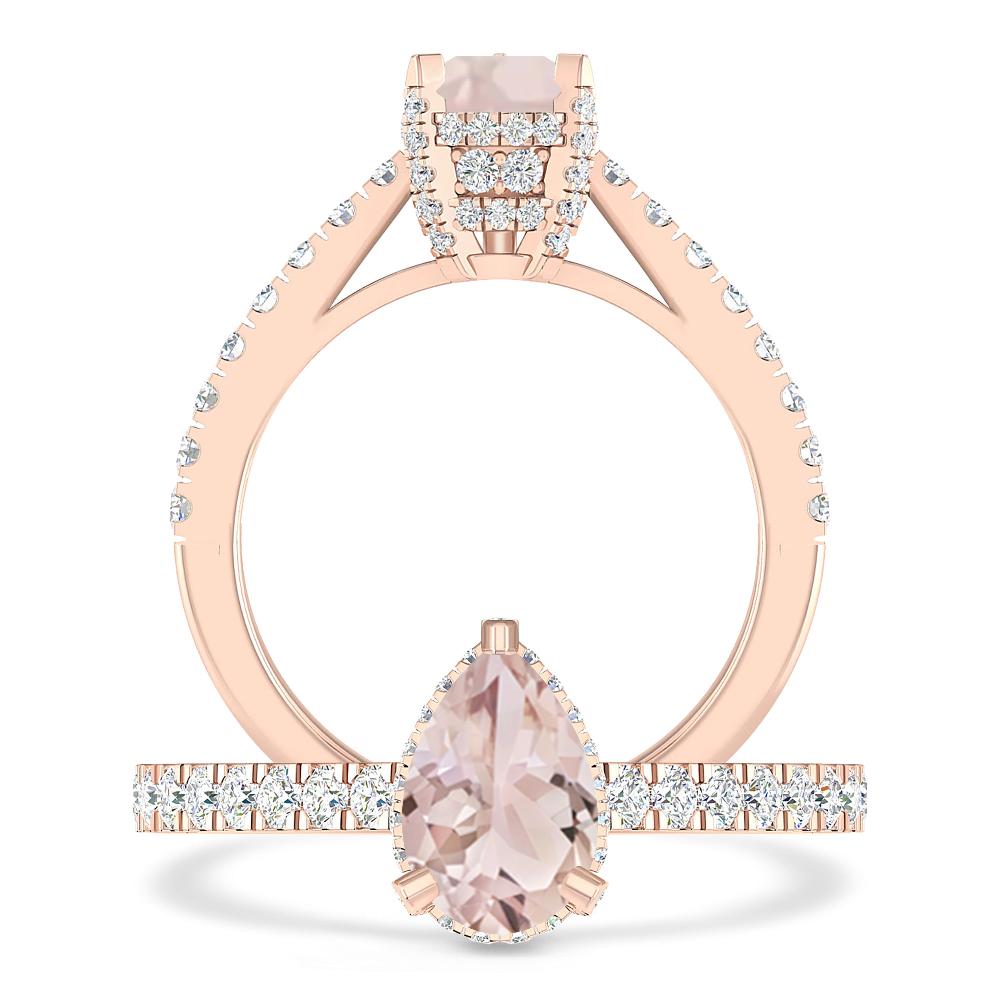 Rose Gold - Morganite