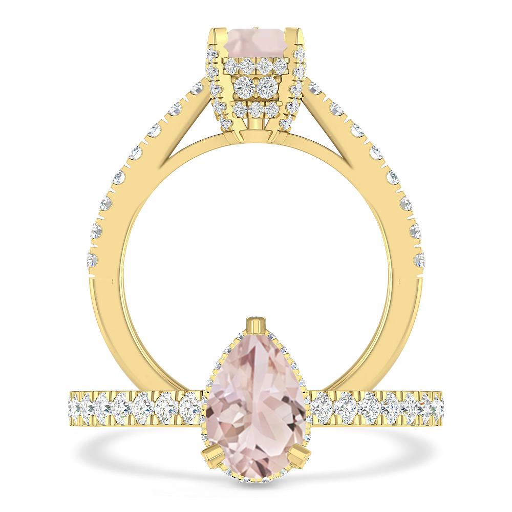 Yellow Gold - Morganite