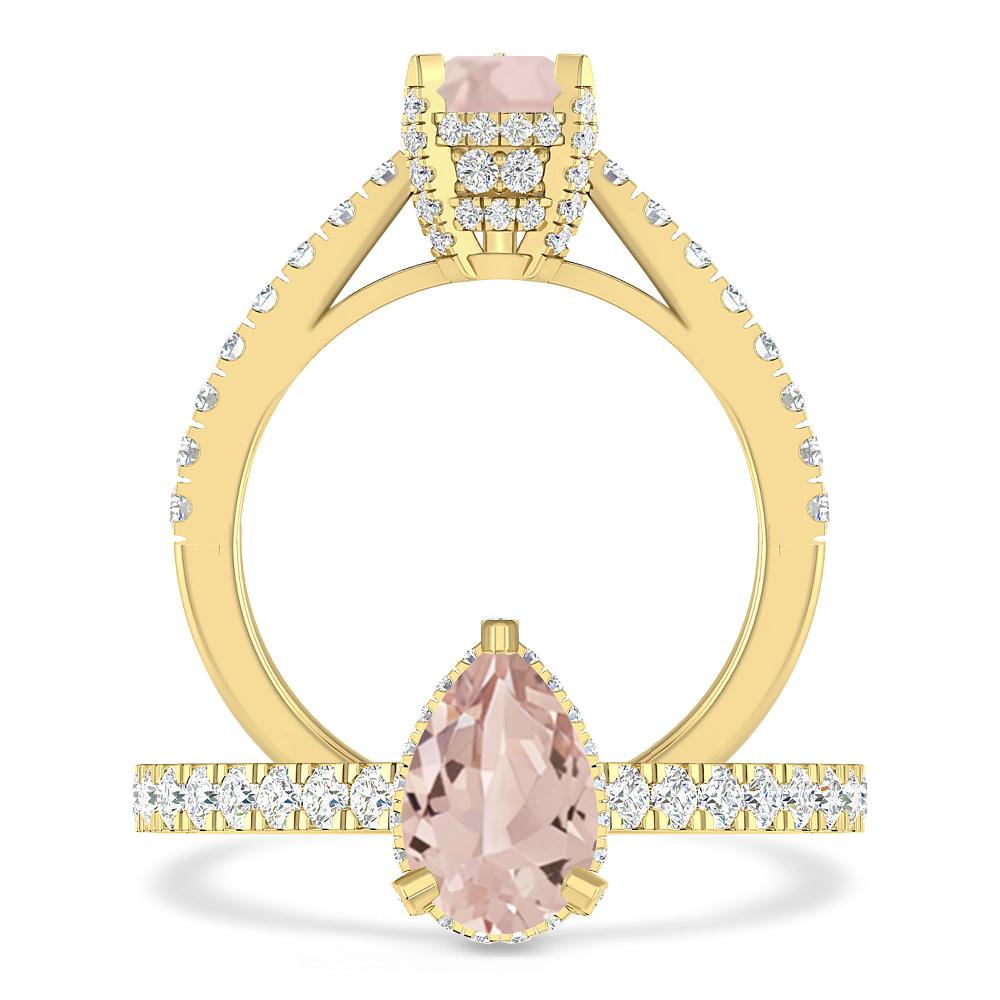 Yellow Gold - Morganite