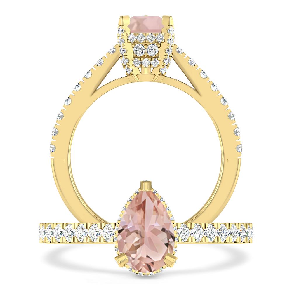 Yellow Gold - Morganite