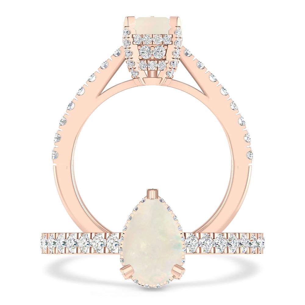 Rose Gold - Opal