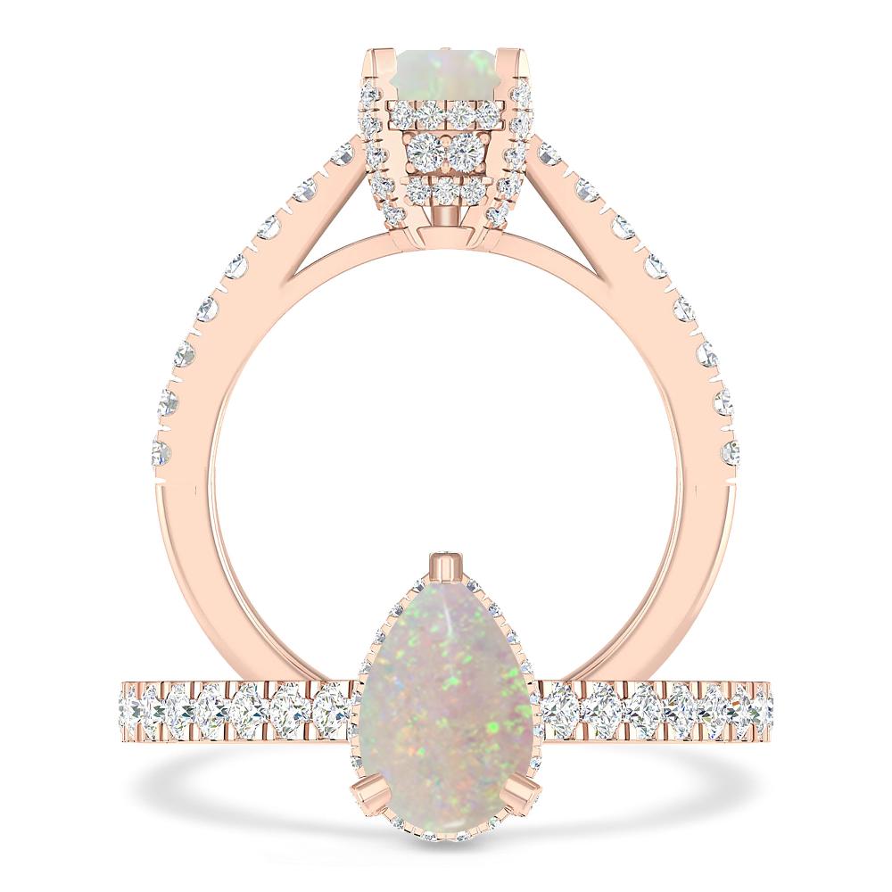 Rose Gold - Opal