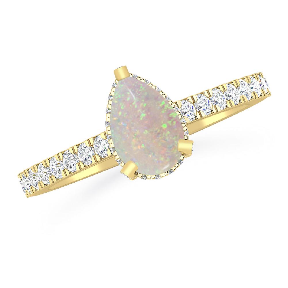 Yellow Gold - Opal