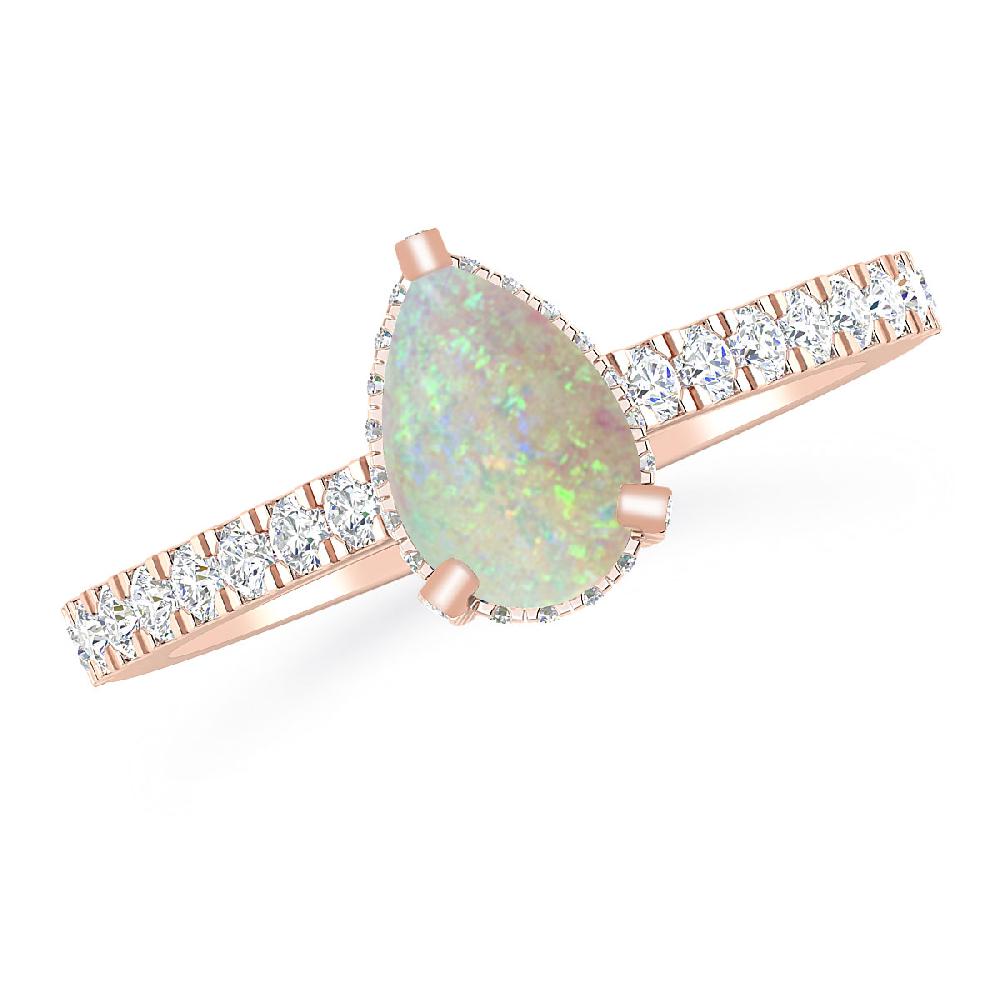 Rose Gold - Opal