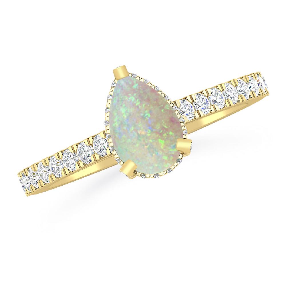 Yellow Gold - Opal