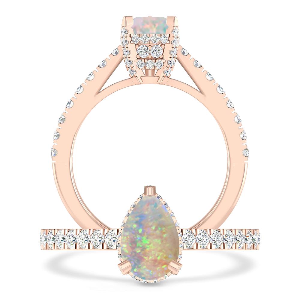 Rose Gold - Opal