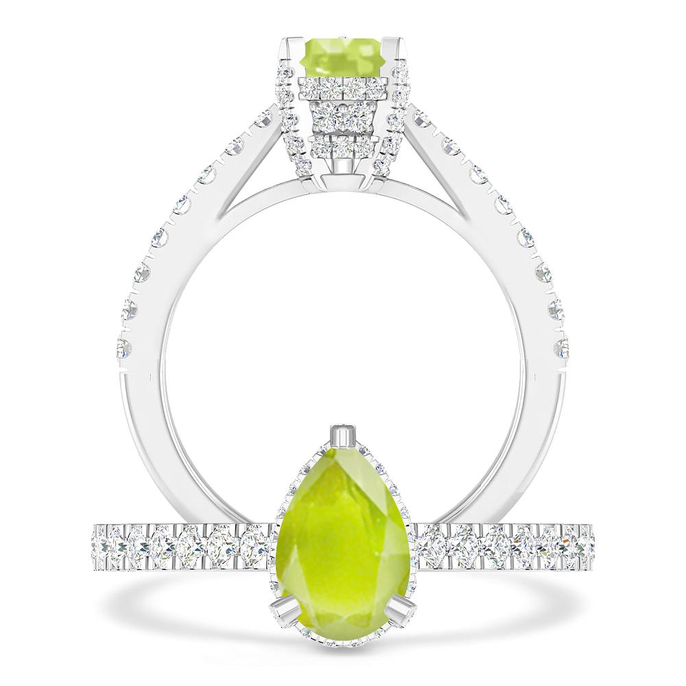 White Gold - Peridot