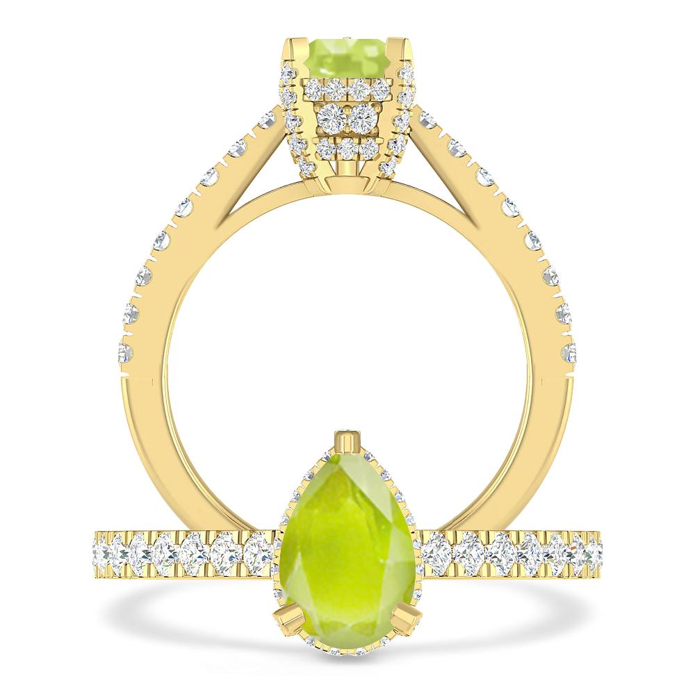 Yellow Gold - Peridot