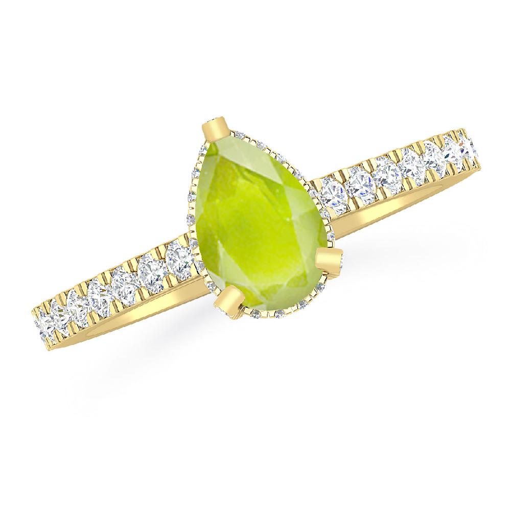 Yellow Gold - Peridot