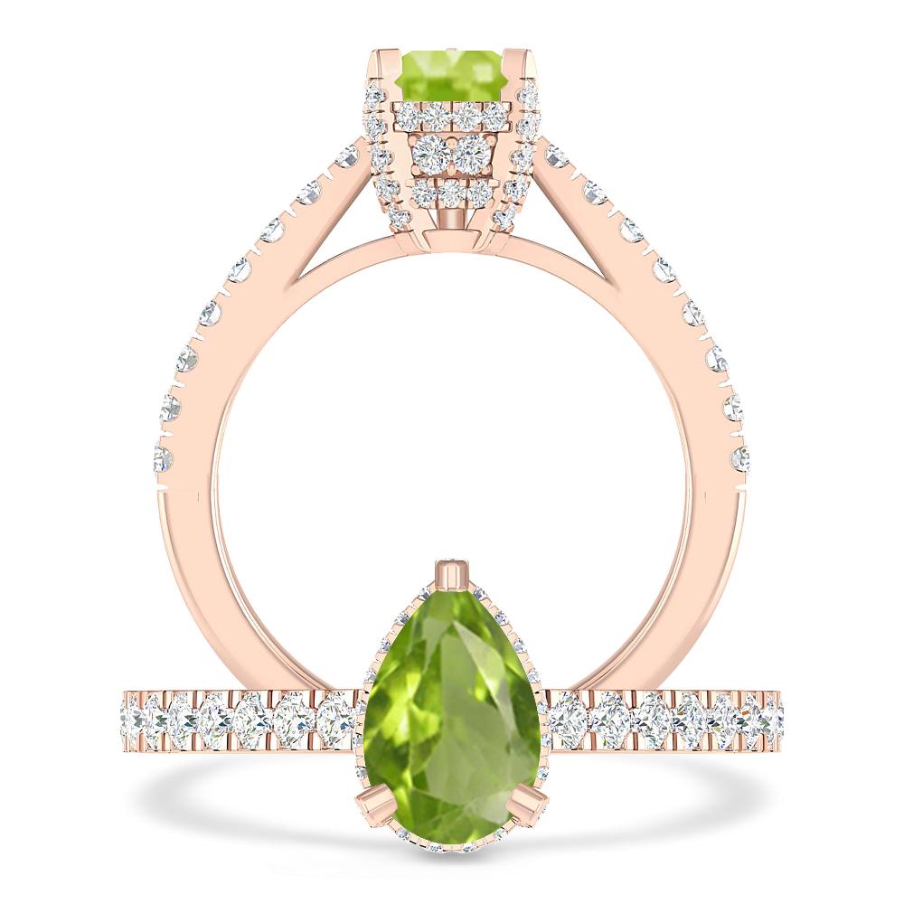 Rose Gold - Peridot