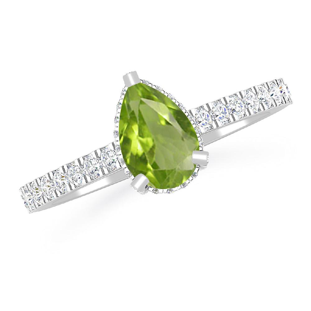 White Gold - Peridot