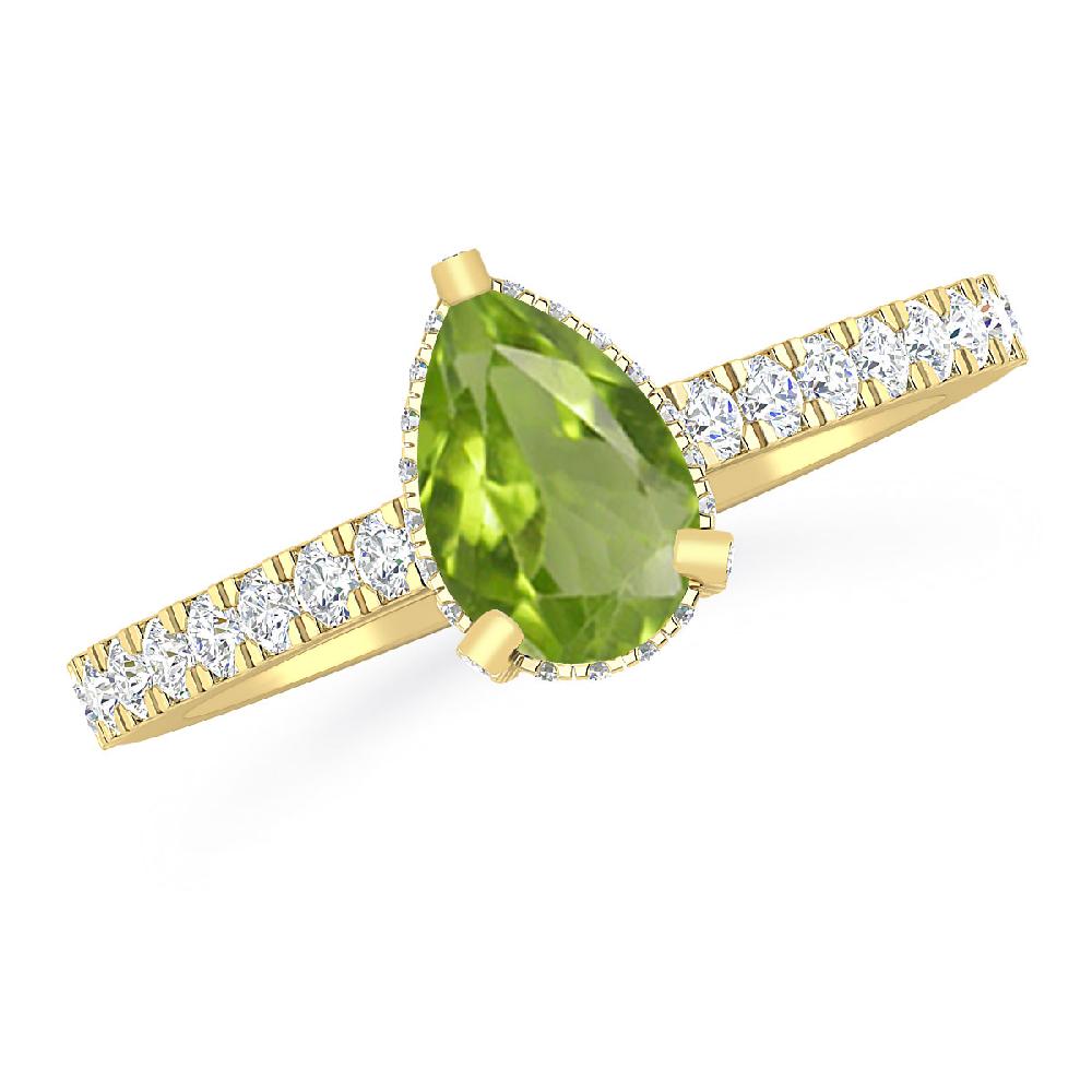 Yellow Gold - Peridot