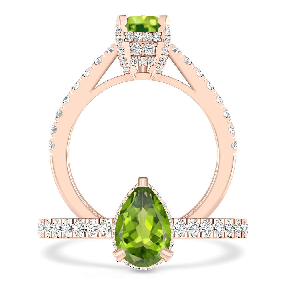 Rose Gold - Peridot