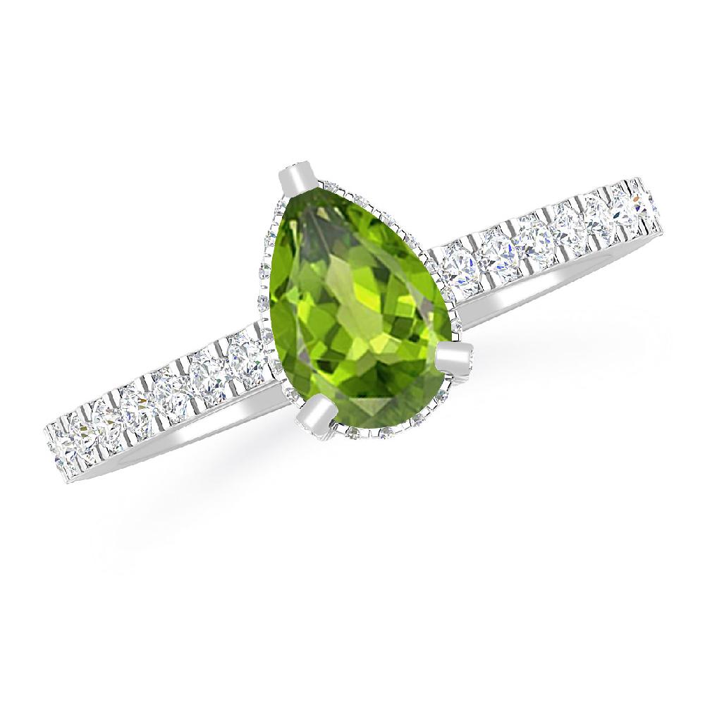 White Gold - Peridot