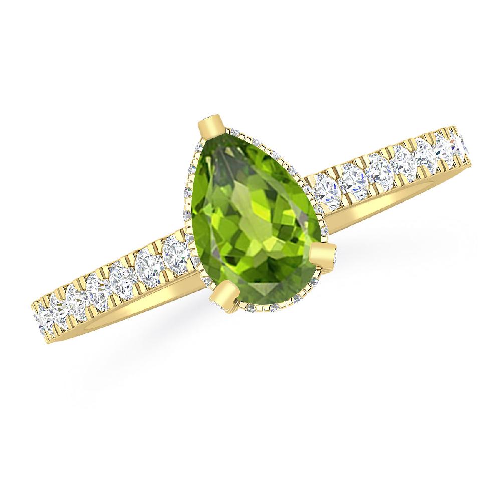 Yellow Gold - Peridot