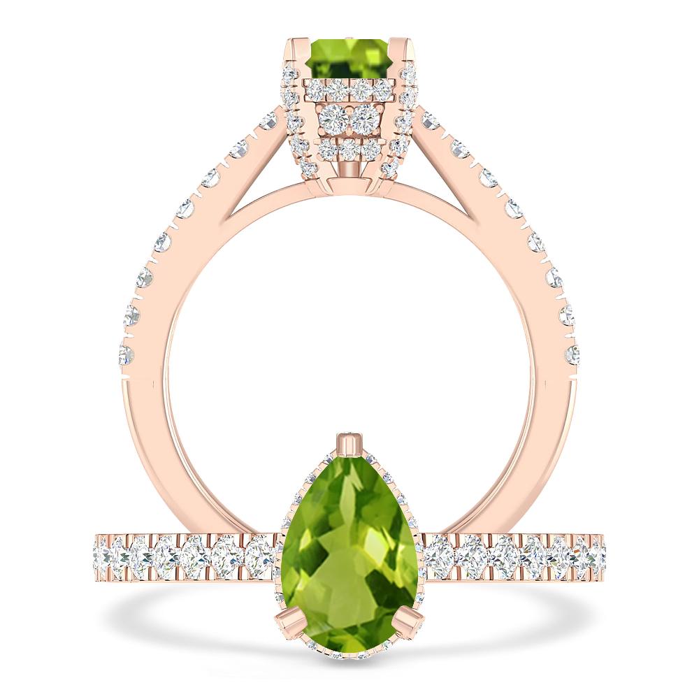 Rose Gold - Peridot