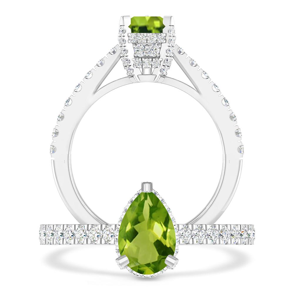 White Gold - Peridot