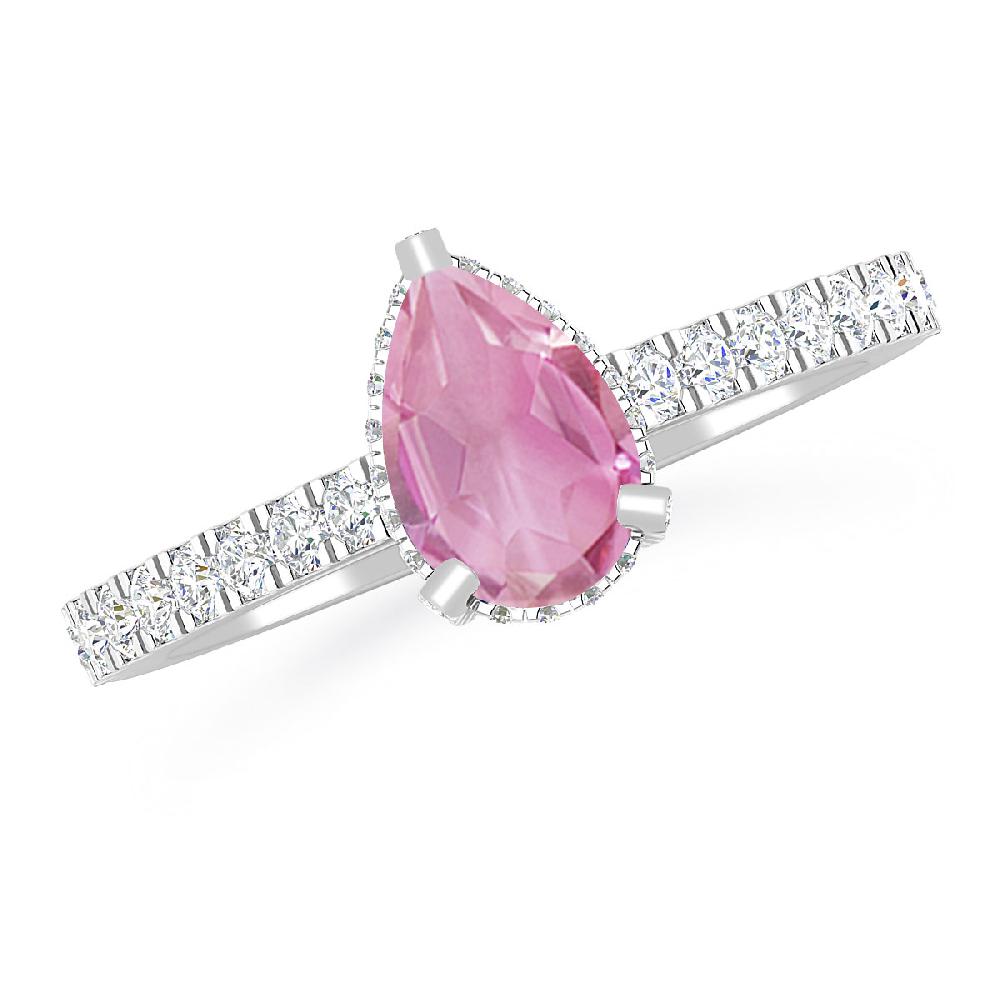 White Gold - Pink Tourmaline