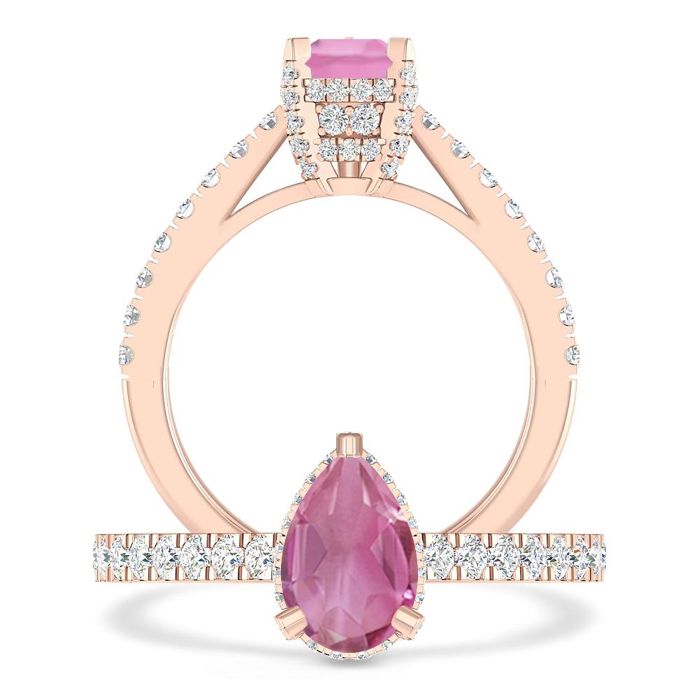 Rose Gold - Pink Tourmaline