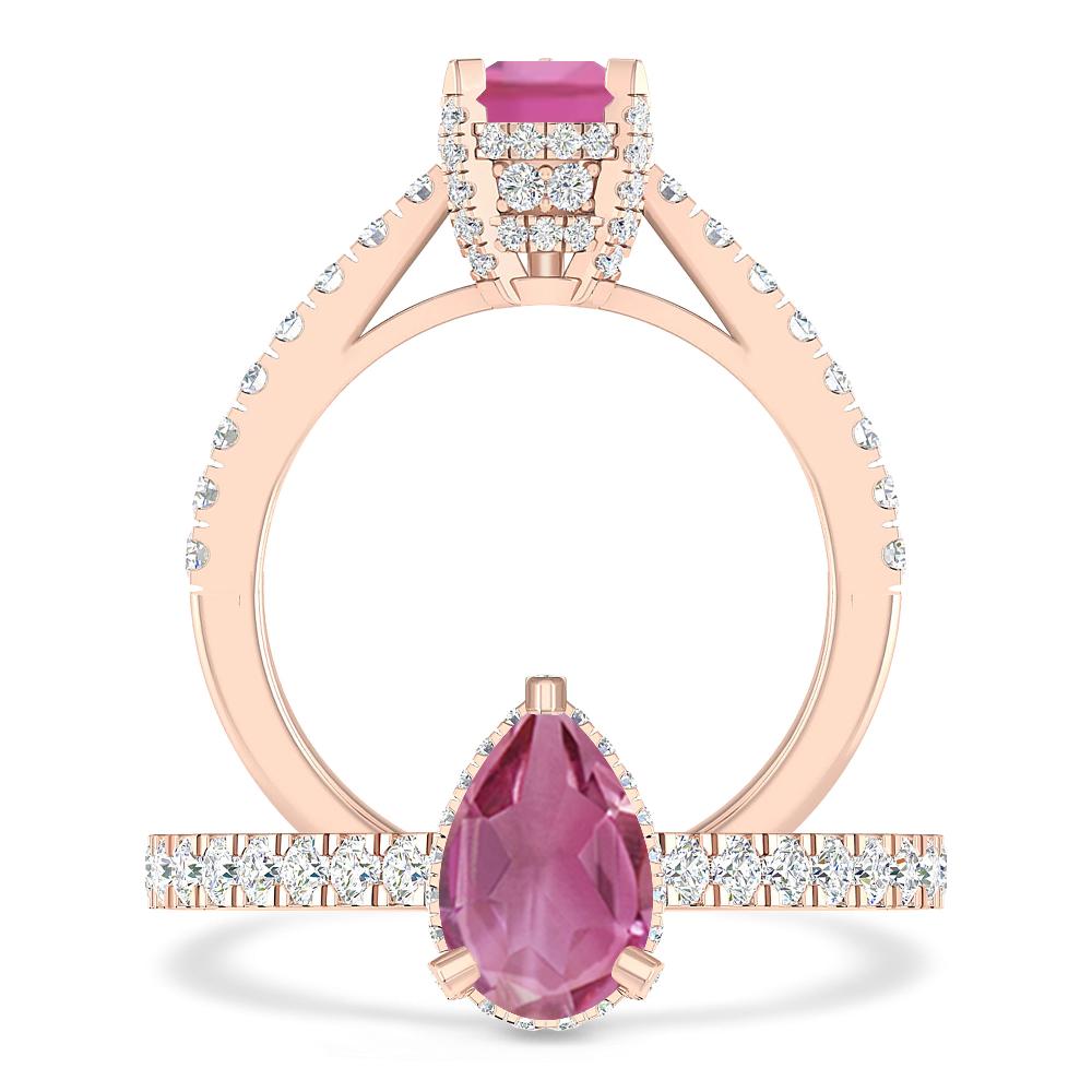 Rose Gold - Pink Tourmaline