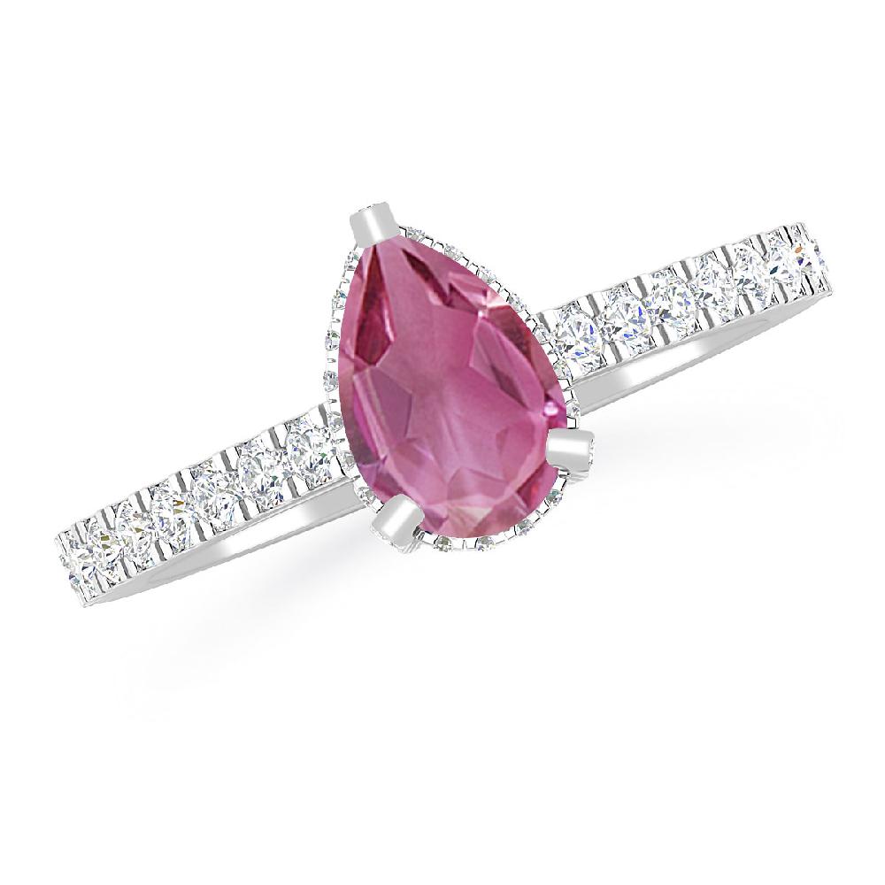 White Gold - Pink Tourmaline