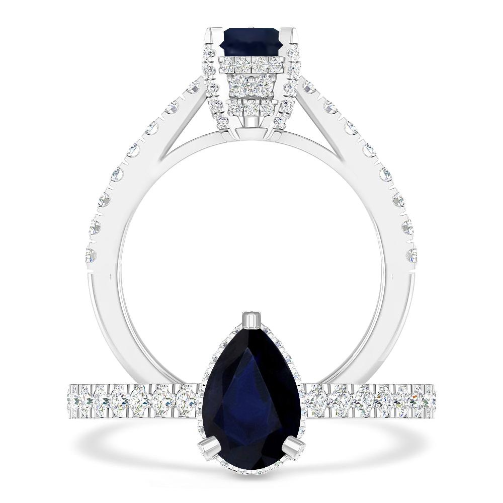 White Gold - Sapphire