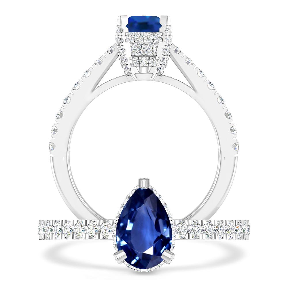 White Gold - Sapphire