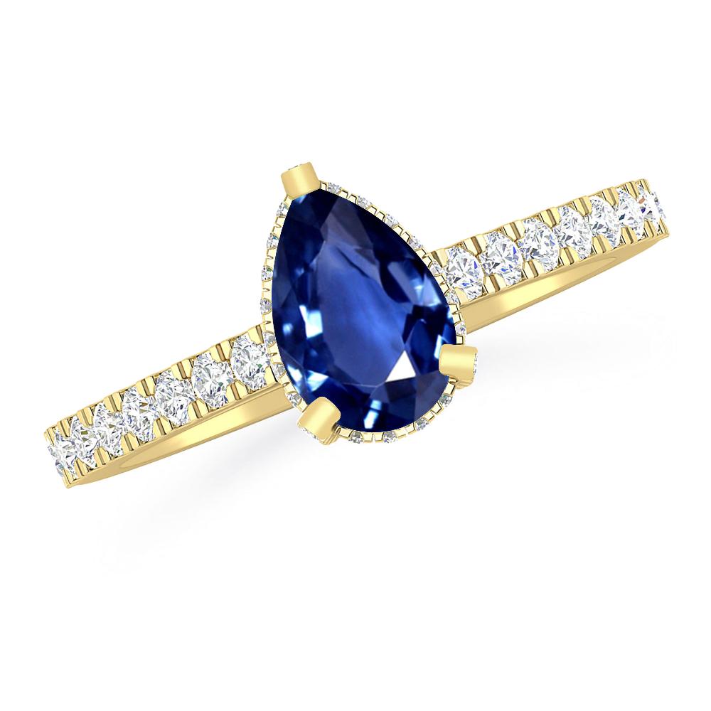 Yellow Gold - Sapphire