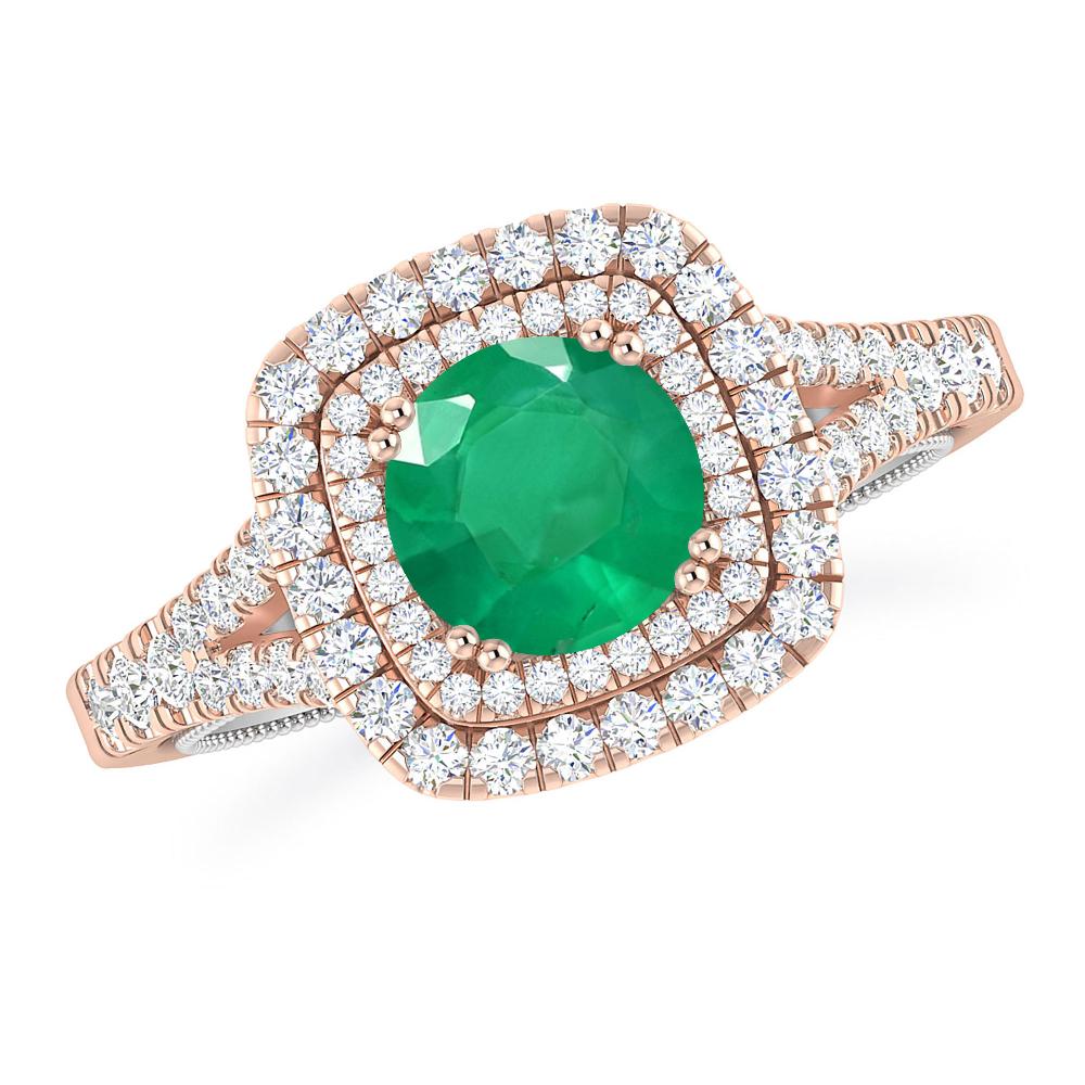 Rose Gold - Emerald