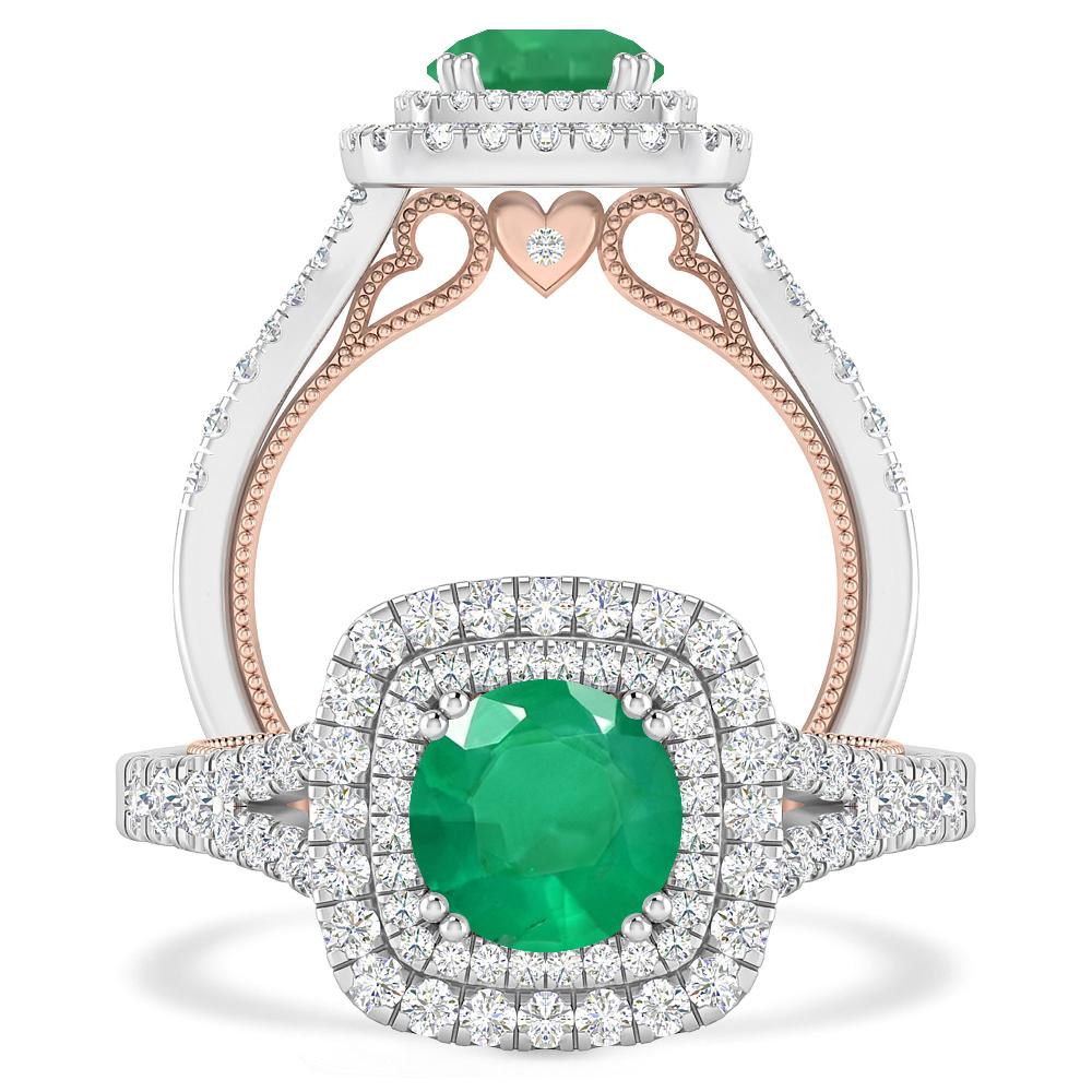 White Gold - Emerald