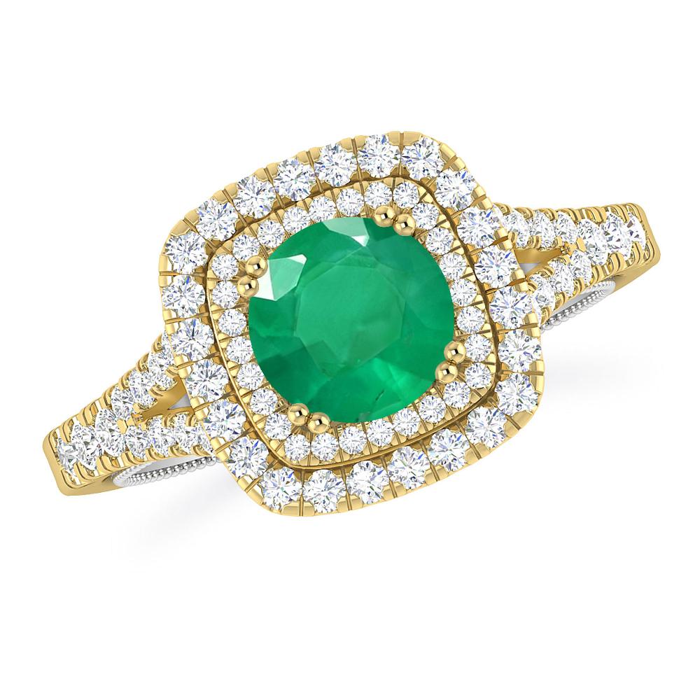 Yellow Gold - Emerald