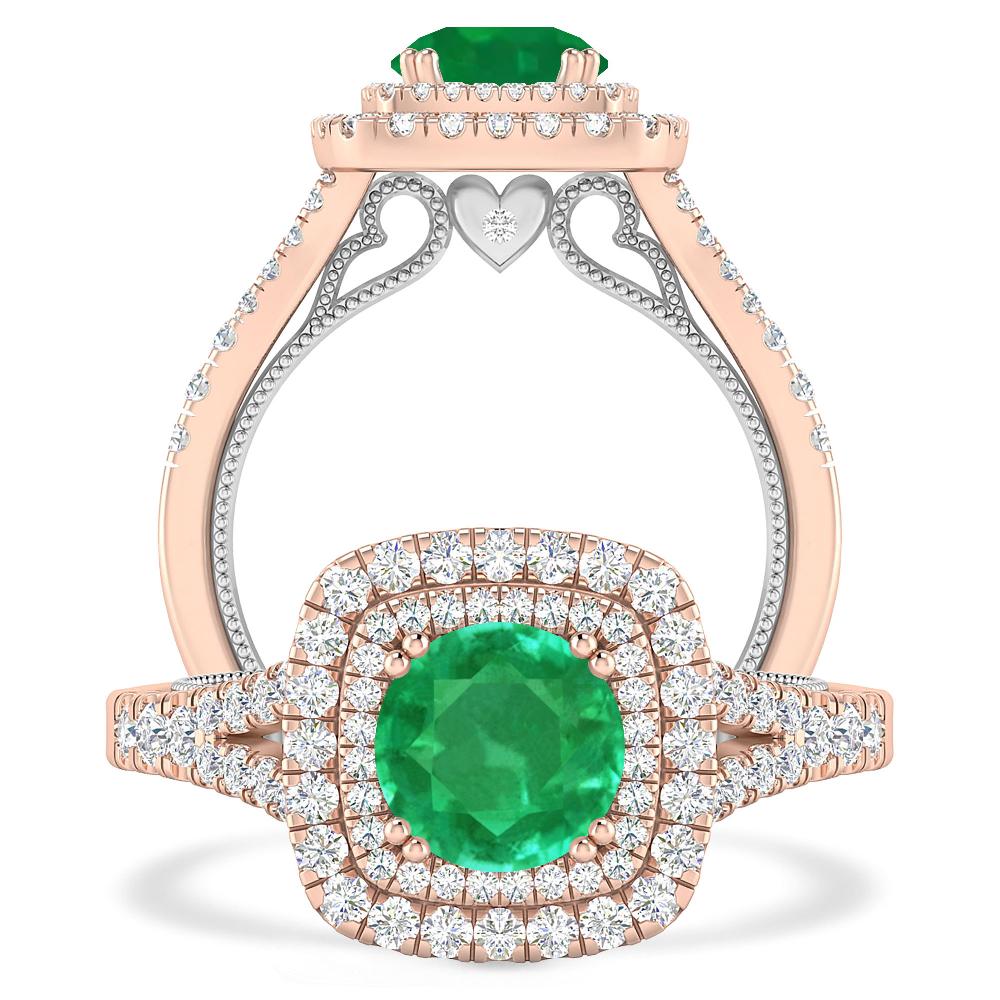 Rose Gold - Emerald