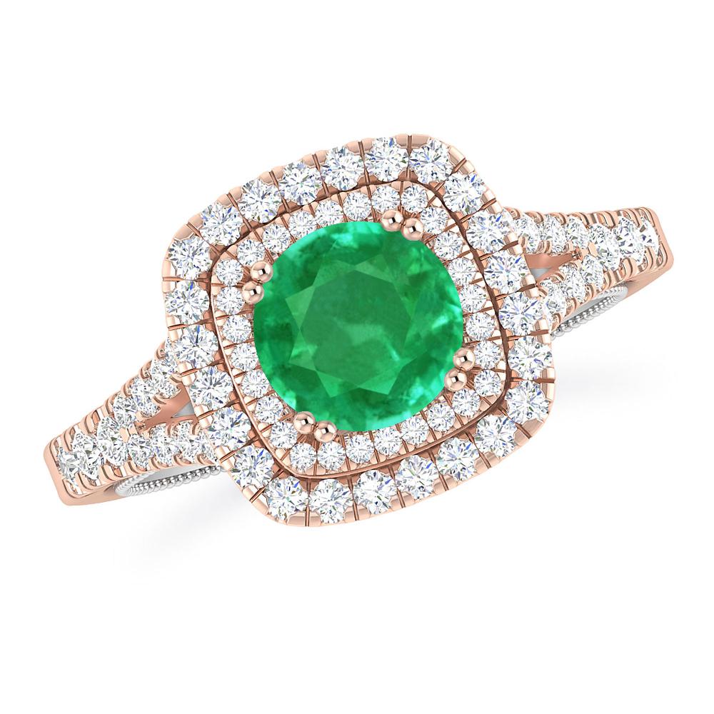 Rose Gold - Emerald