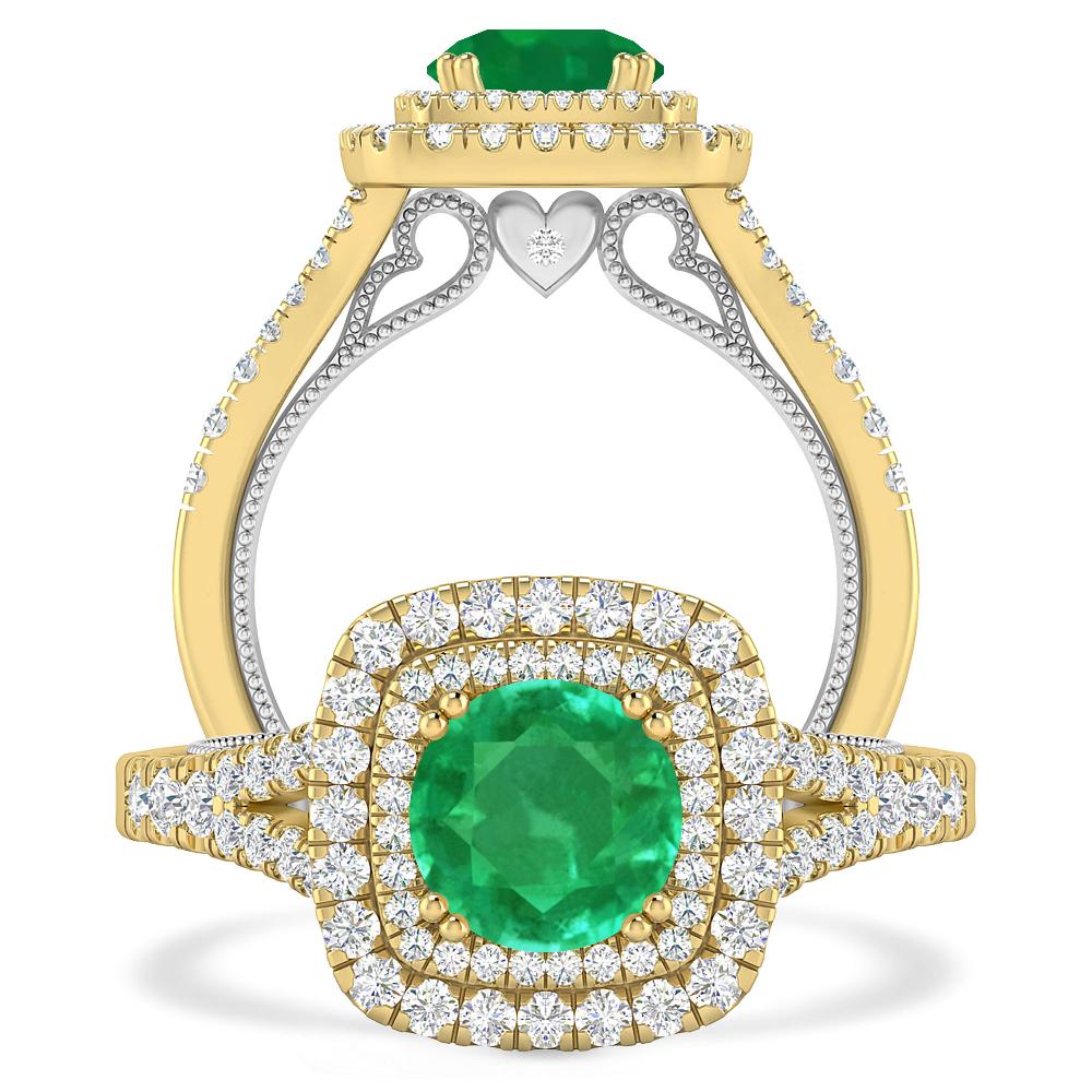 Yellow Gold - Emerald