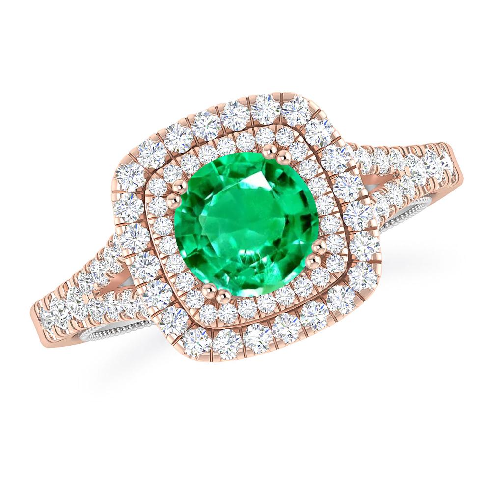 Rose Gold - Emerald