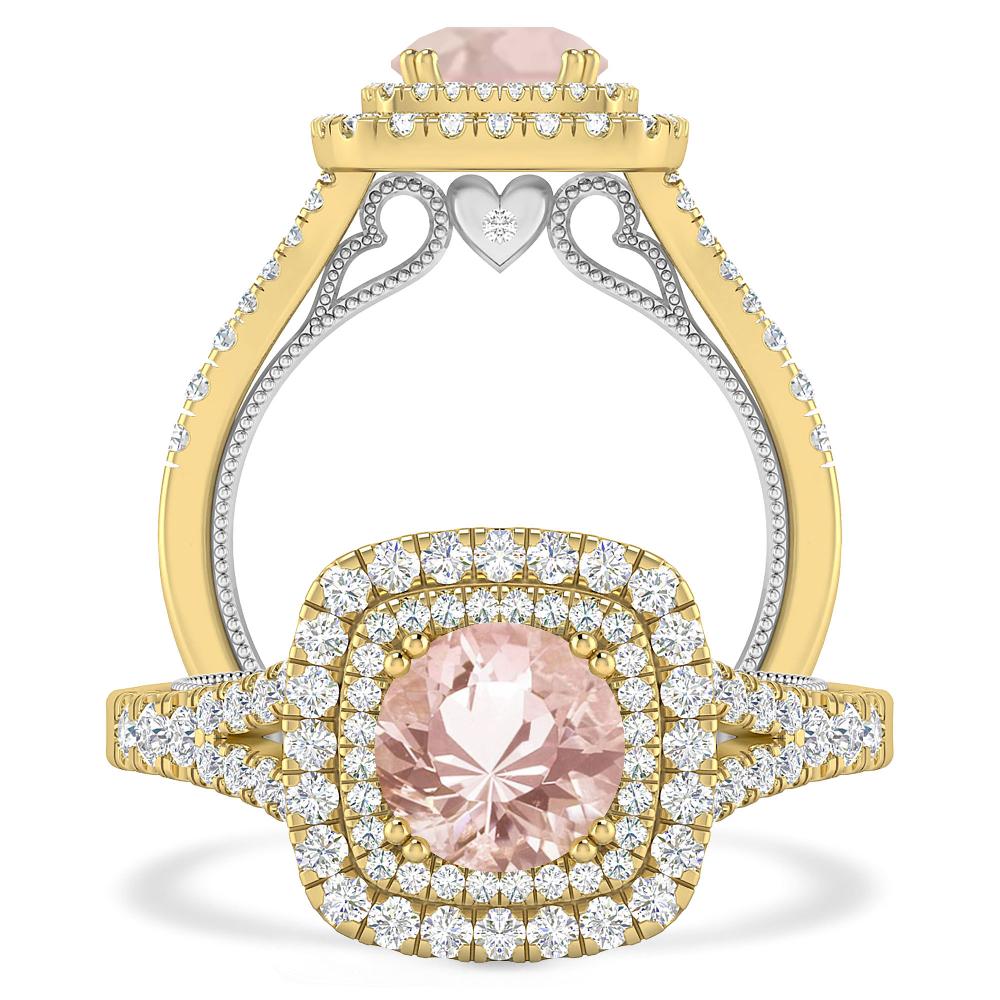 Yellow Gold - Morganite