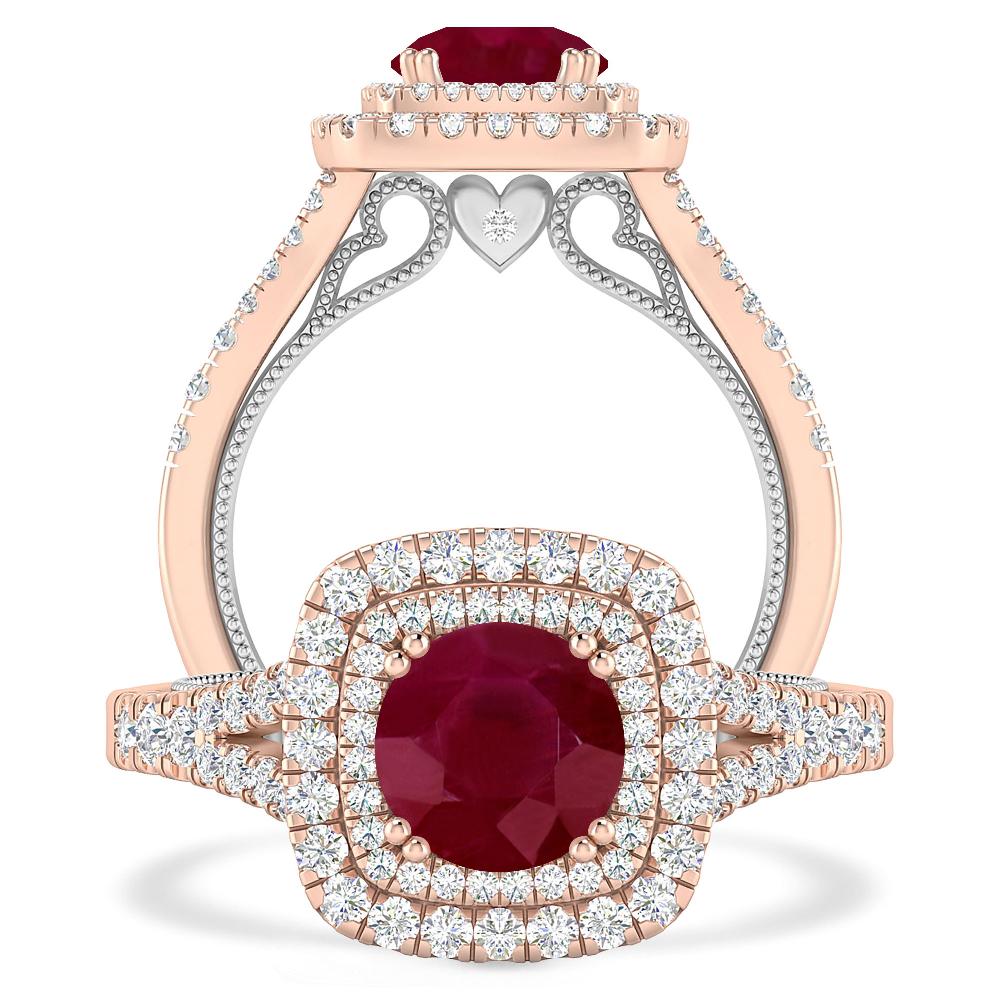 Rose Gold - Ruby