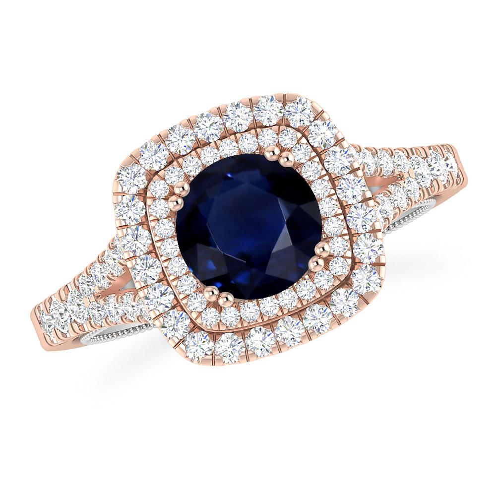 Rose Gold - Sapphire