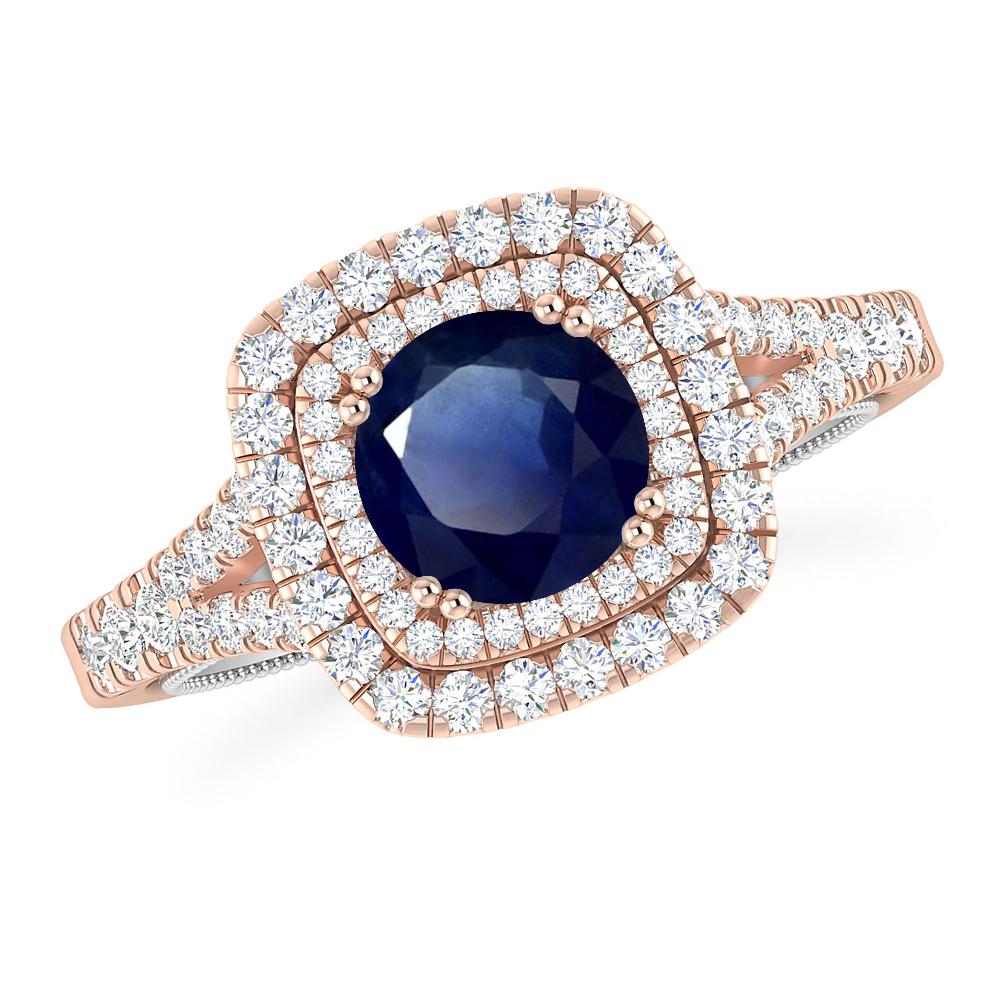 Rose Gold - Sapphire
