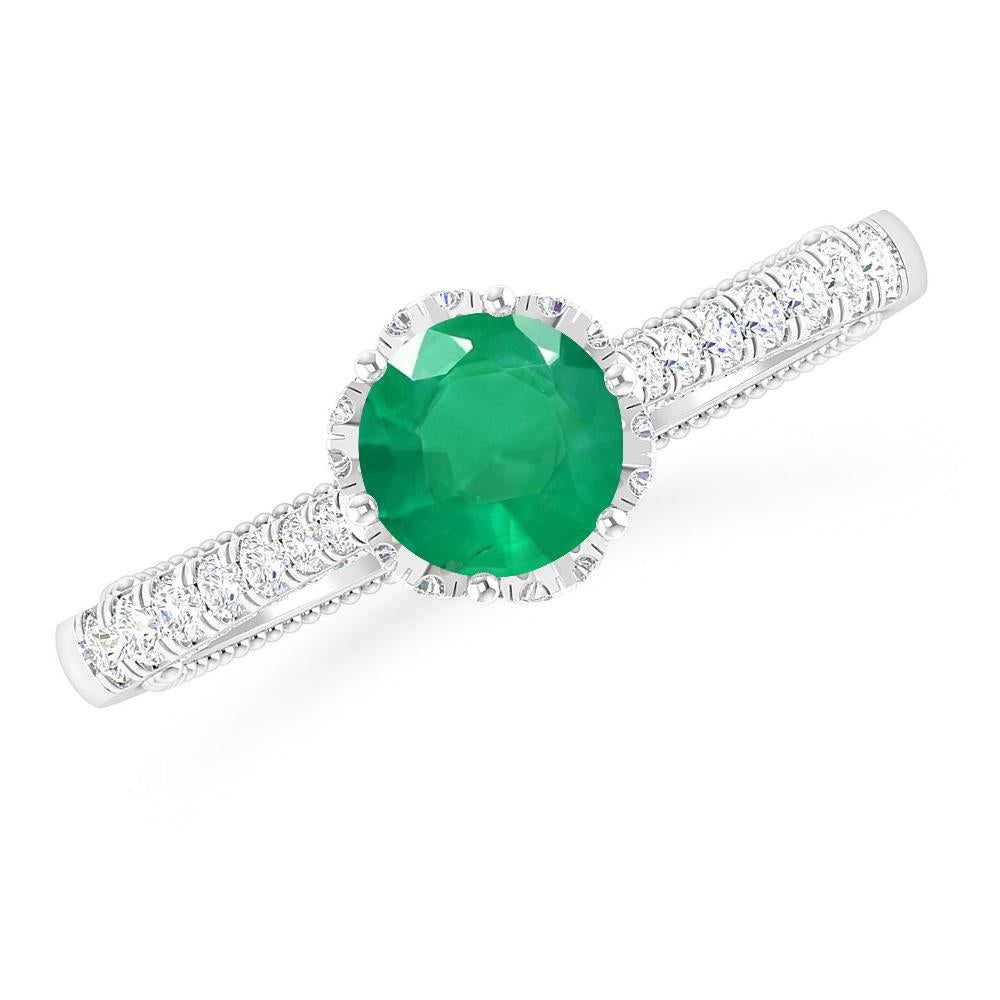 White Gold - Emerald