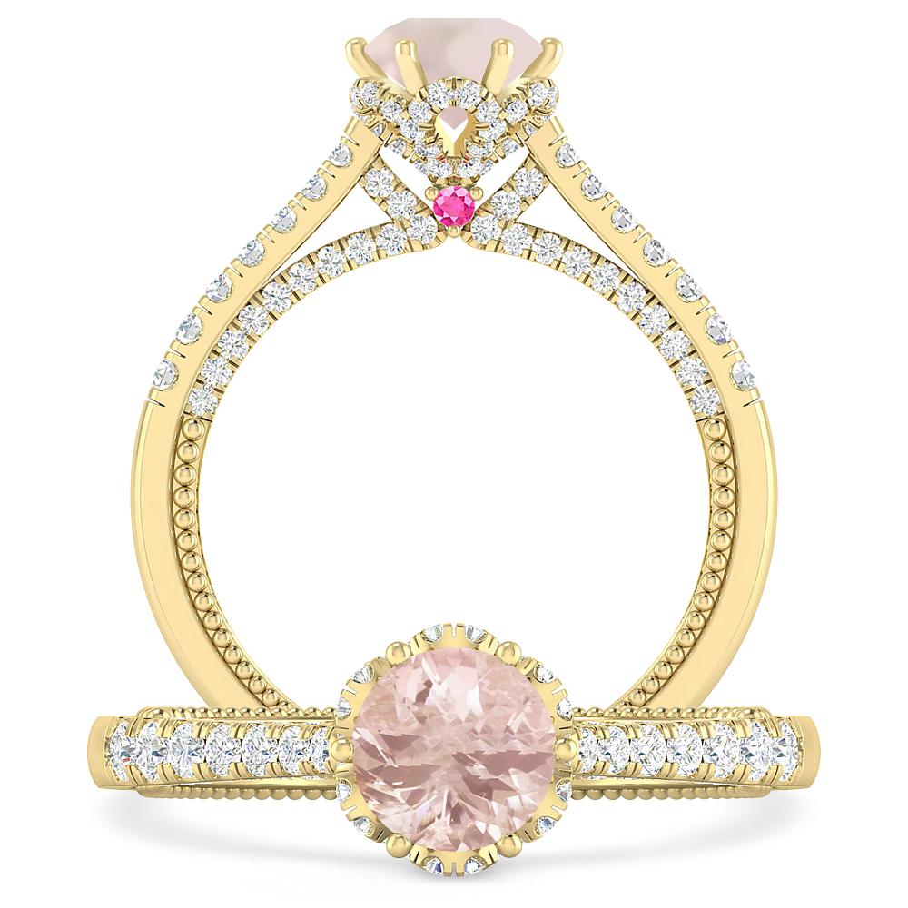 Yellow Gold - Morganite