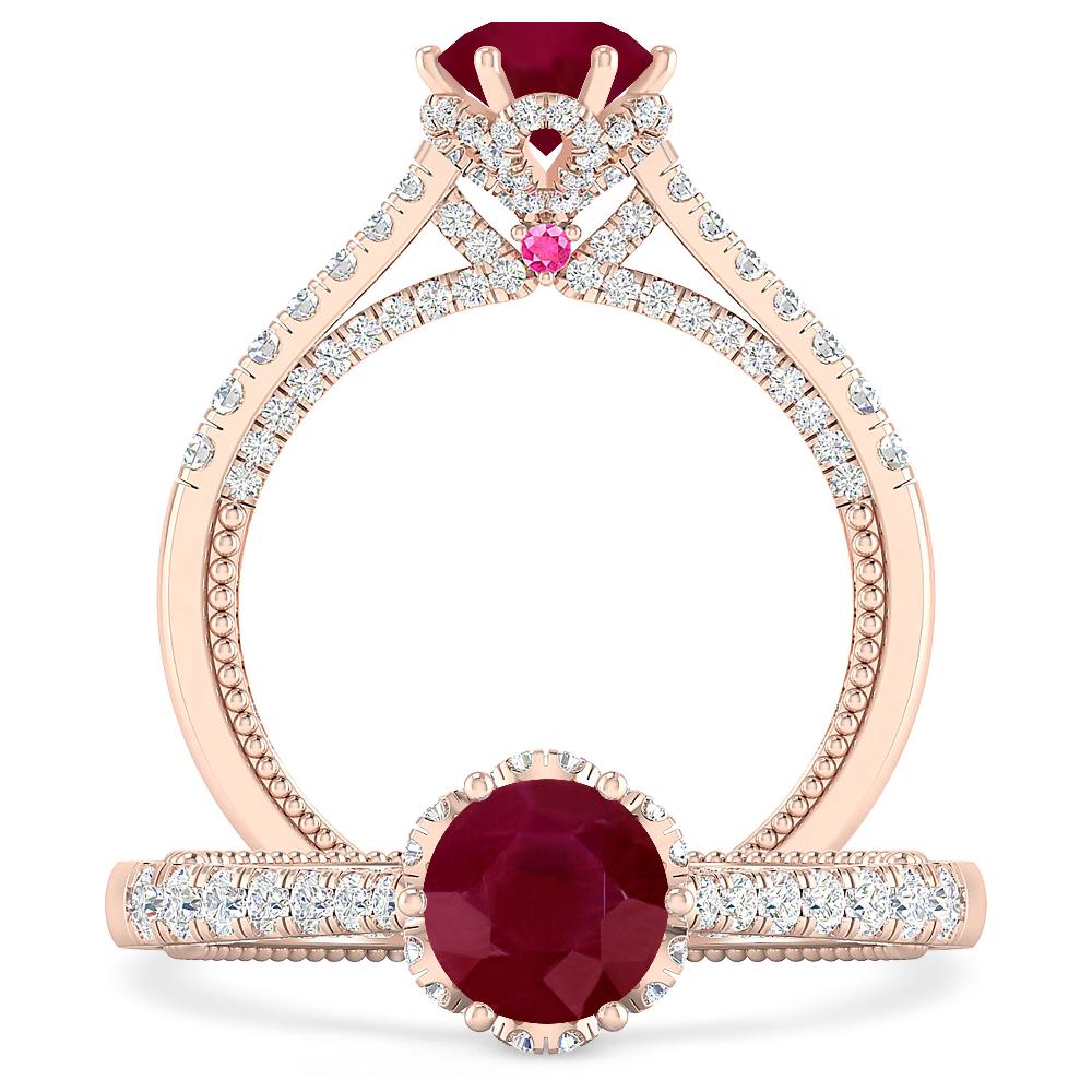 Rose Gold - Ruby